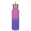 Lässig Double Walled Bottle Stainless Steel Unique - Trinkflasche 460ml (Unique Gradient Purple) - Markenkoffer
