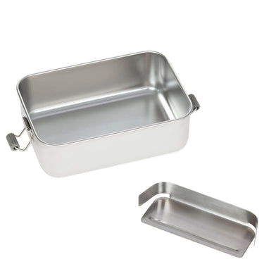 Lässig Lunchbox Stainless Steel Solid 18 cm - Brotzeitbox (Bold Blue/Purple) - Markenkoffer