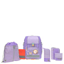 Lässig School Set Boxy Unique - Schulranzen Set 7tlg. (Violet/Lavender) - Markenkoffer