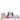 Lässig School Set Flexy Unique - Schulranzen Set 7tlg. (Rose/Blue/Black) - Markenkoffer