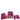Lässig School Set Flexy Unique - Schulranzen Set 7tlg. (Speckles Berry) - Markenkoffer
