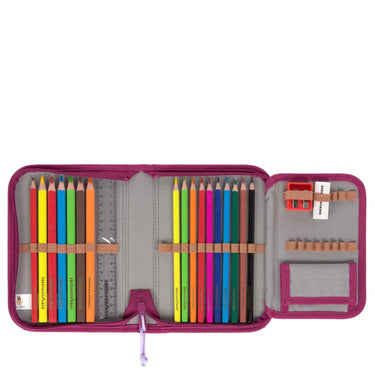 Lässig School Set Flexy Unique - Schulranzen Set 7tlg. (Speckles Berry) - Markenkoffer