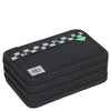 Lässig School Triple Pencil Case - Pencil Case (Color: Unique Black)