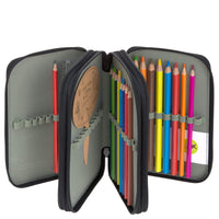 Lässig School Triple Pencil Case - Mäppchen (Unique Black) - Ansicht 3
