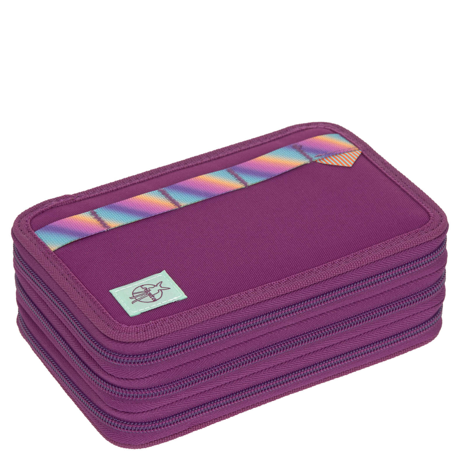 LÄSSIG Uniseks kinderen school Triple Pencil Case Bagage Kinderspeelgoed, lila, Eén maat, Uniek : Lässig LÄSSIG Uniseks kinderen school Triple Pencil Case Bagage Kinderspeelgoed, lila, Eén maat, Uniek : Lässig