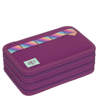 Lässig School Triple Pencil Case - Mäppchen (Unique Lilac) - Markenkoffer