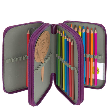 Lässig School Triple Pencil Case - Mäppchen (Unique Lilac) - Markenkoffer