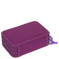Lässig School Triple Pencil Case - Mäppchen (Unique Lilac) - Markenkoffer