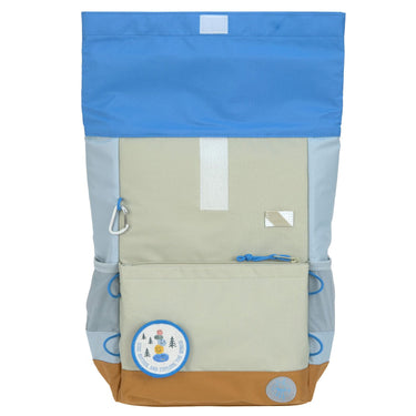 Lässig Sunny Explorer - Rolltop Kinderrucksack Medium 39 cm (green/blue) - Markenkoffer