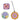 Lässig Zubehör School Patches Set - Anhänger/Patches (Flower) - Markenkoffer