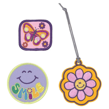 Lässig Zubehör School Patches Set - Anhänger/Patches (Flower) - Markenkoffer