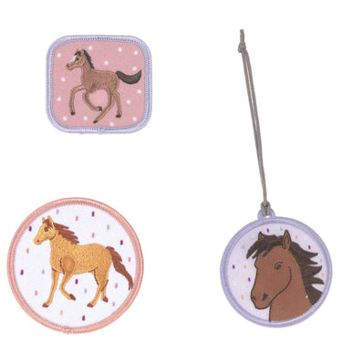 Lässig Zubehör School Patches Set - Anhänger/Patches (Horse) - Markenkoffer