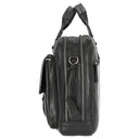 Leonhard Heyden Roma - Aktentasche 2 Fächer. mit Vortasche Leder 15" 41 cm (schwarz) - Markenkoffer