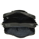 Leonhard Heyden Roma - Aktentasche 2 Fächer. mit Vortasche Leder 15" 41 cm (schwarz) - Markenkoffer