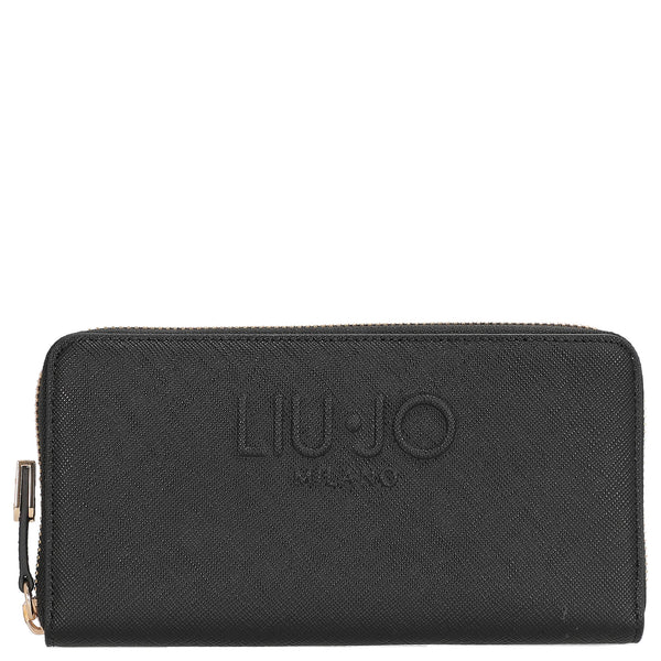 Buy Liu Jo Caliwen Wallet XL 12 cc 19 cm black – Markenkoffer