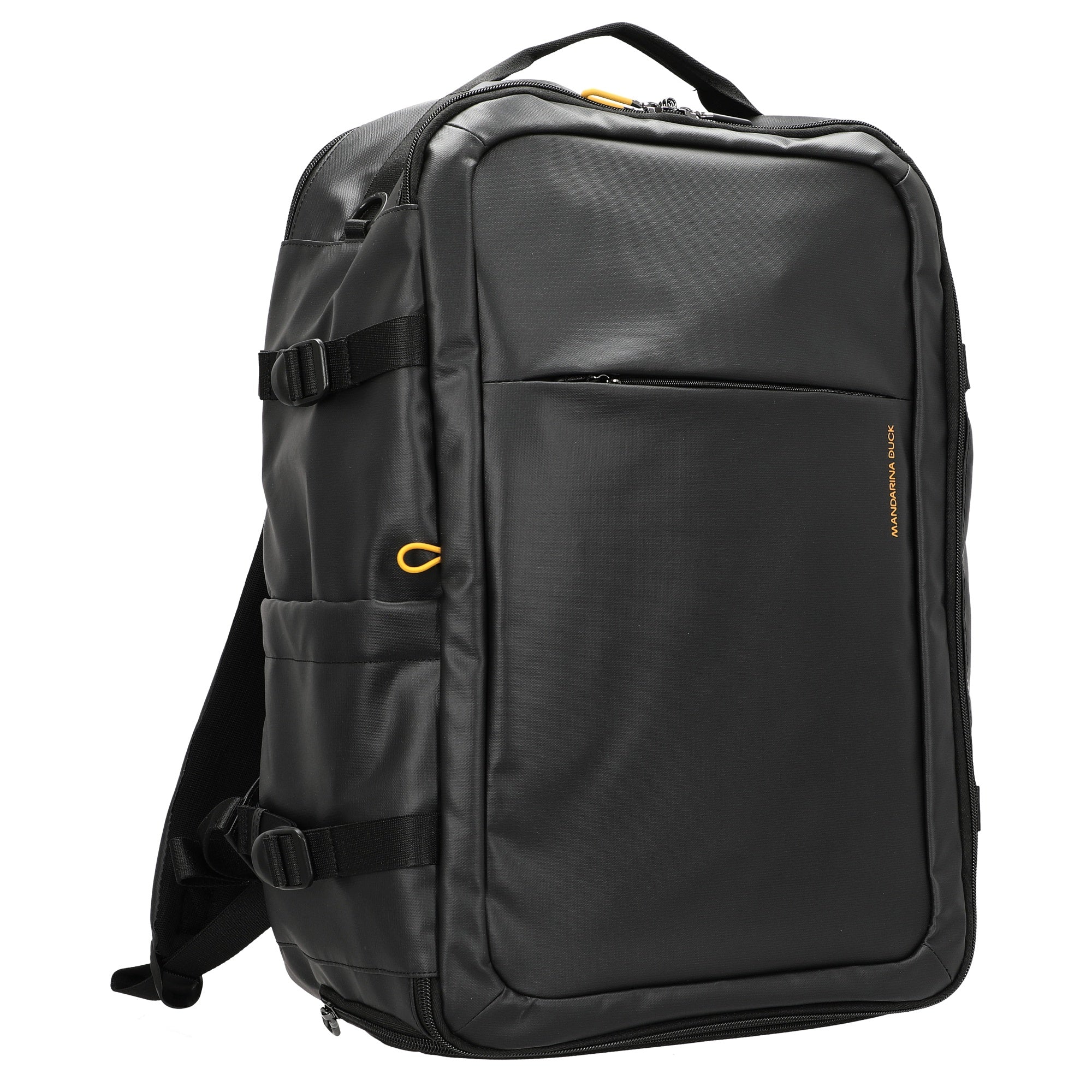 Mandarina Duck Rucksack M 50 cm Eco Coated schwarz – Markenkoffer