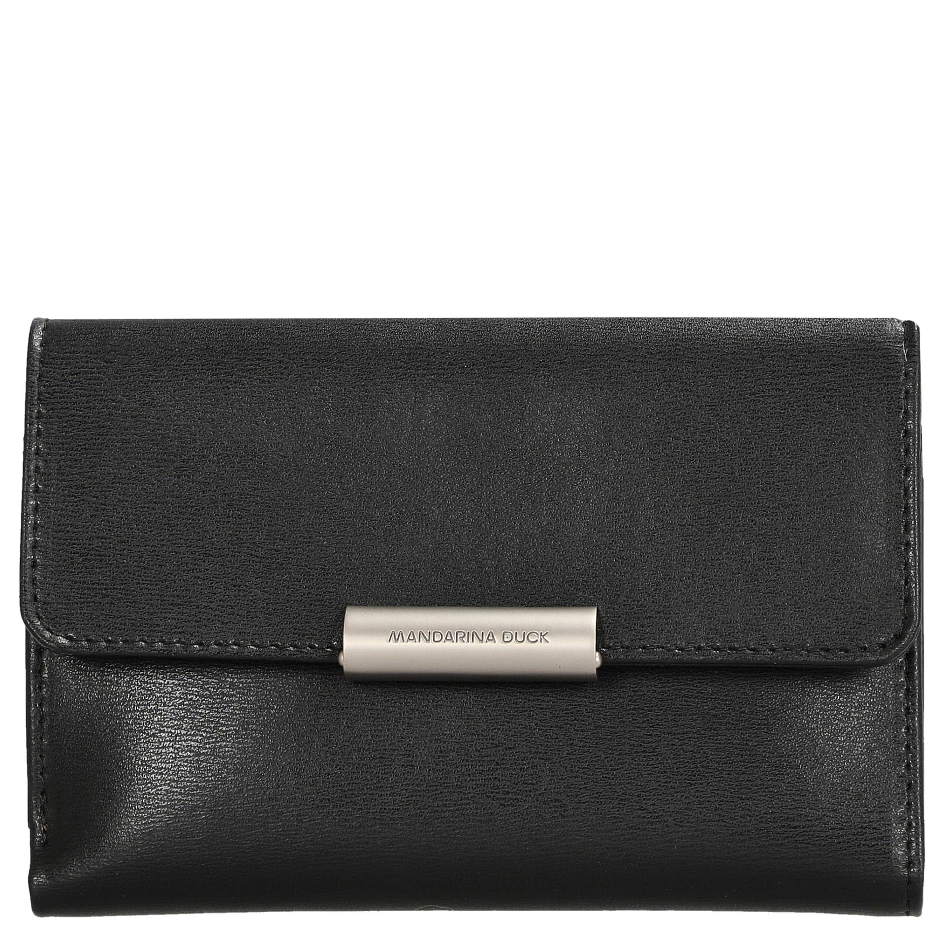 Mandarina Duck Hera Wallet 12cc 19 cm (Color: black)