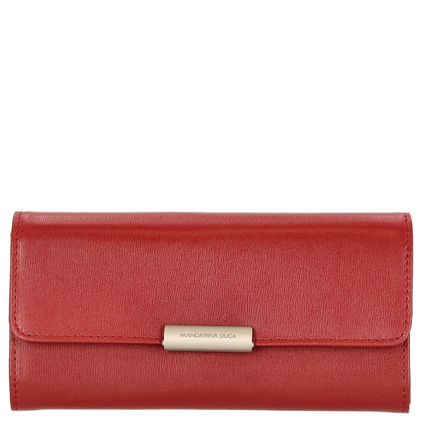 Mandarina Duck Hera Wallet 12cc 19 cm L (Color: red)