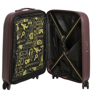 Mandarina Duck Logoduck+ - 4 - Rollen - Kabinentrolley 52 cm erw. (choco ice) - Markenkoffer