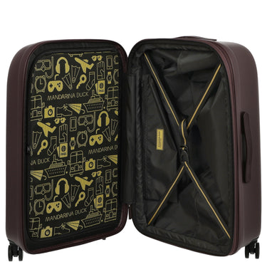 Mandarina Duck Logoduck+ - 4 - Rollen - Trolley 70 cm M erw. (choco ice) - Markenkoffer