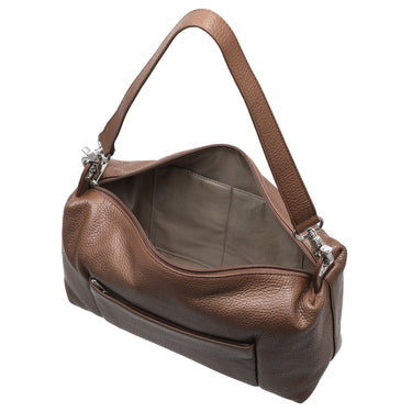 Mandarina Duck Mellow Leather Hobo - Schultertasche 30 cm (milk chocolate) - Ansicht 6