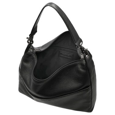 Mandarina Duck Mellow Leather Hobo - Schultertasche 33 cm (nero) - Markenkoffer
