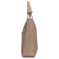 Mandarina Duck Mellow Leather Hobo - Schultertasche 33 cm (warm taupe) - Ansicht 3