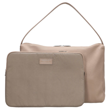 Mandarina Duck Mellow Leather Hobo - Schultertasche 42 cm (warm taupe) - Ansicht 6
