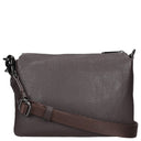 Mandarina Duck Mellow Leather Pochette - Abendtasche 23 cm (mole) - Markenkoffer