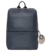 Mandarina Duck Mellow Leather - Rucksack 13" 36 cm Leder (dress blue)