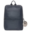 Mandarina Duck Mellow Leather - Rucksack 13" 36 cm Leder (dress blue) - Markenkoffer