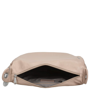 Mandarina Duck Mellow Leather - Umhängetasche 34 cm (warm taupe) - Markenkoffer