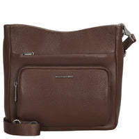 Mandarina Duck Mellow Leather - Umhängetasche M 30 cm (milk chocolate) - Markenkoffer