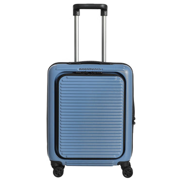 Mandarina Duck Tank Case - 4 - Rollen - Trolley mit Vortasche 55 cm (china blue) - Markenkoffer