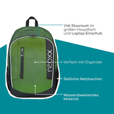 Neoxx FLOW - Schulrucksack 42.5 cm (All about Neon) - Markenkoffer