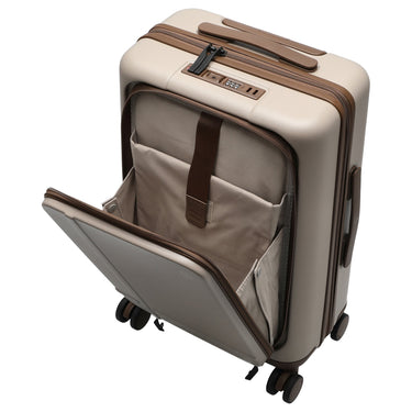 NINETYGO Coffee Jorney - 4 - Rollen - Kabinentrolley S 55 cm (flat white) - Markenkoffer