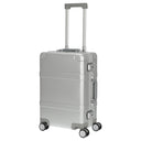 NINETYGO Metal - 4 - Rollen - Kabinentrolley S 55 cm (silber) - Markenkoffer