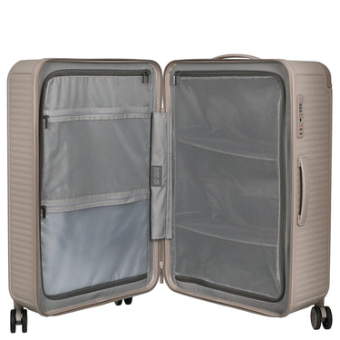 NINETYGO Nulife - 4 - Rollen - Trolley L 71 cm (beige) - Markenkoffer