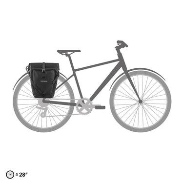 Ortlieb Back - Roller Plus 20+3 - Hinterradtasche QL2.1 42 cm (black) - Markenkoffer