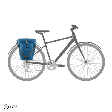 Ortlieb Back - Roller Plus 20+3 - Hinterradtasche QL2.1 42 cm (denim) - Markenkoffer