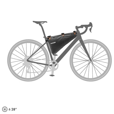 Ortlieb Frame - Pack RC 6 - Rahmentasche (Bikepacking) 50 cm (black matt) - Markenkoffer