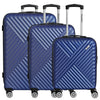 CHECK.IN Paradise by Kingston - 4-Wheel Trolley Set 3-Piece (Color: blue)