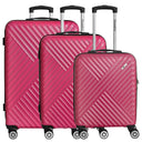 Paradise by CHECK.IN Kingston - 4 - Rollen - Trolley Set 3tlg. (pink) - Markenkoffer