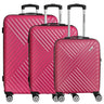 Paradise by CHECK.IN Kingston - 4 - Rollen - Trolley Set 3tlg. (pink) - Markenkoffer
