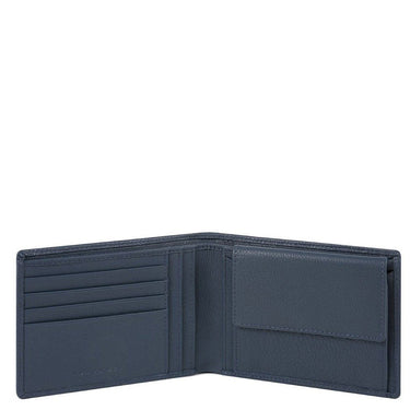 Piquadro Akron - Herrengeldbörse 4cc 13 cm (blue) - Markenkoffer