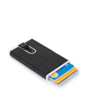 Piquadro Black Square - Kreditkartenetui 5cc 10 cm (black) - Markenkoffer