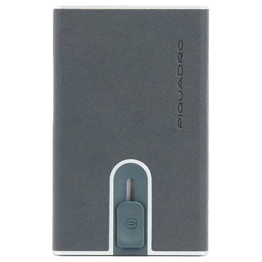 Piquadro Black Square - Kreditkartenetui 5cc 10 cm (ocean blue) - Markenkoffer