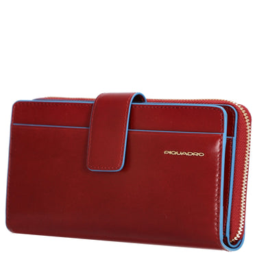 Piquadro Blue Square - Damengeldbörse 12cc 17.5 cm (red) - Ansicht 3
