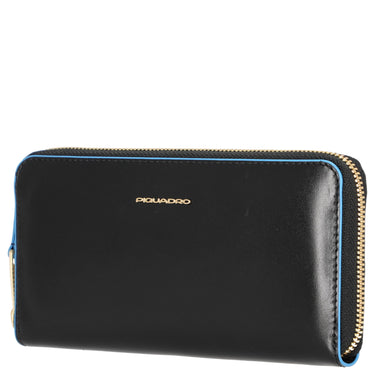 Piquadro Blue Square - Damengeldbörse 12cc 18 cm RFID (black) - Markenkoffer