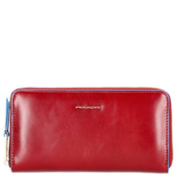 Piquadro Blue Square - Damengeldbörse 12cc 18 cm RFID (red) - Markenkoffer